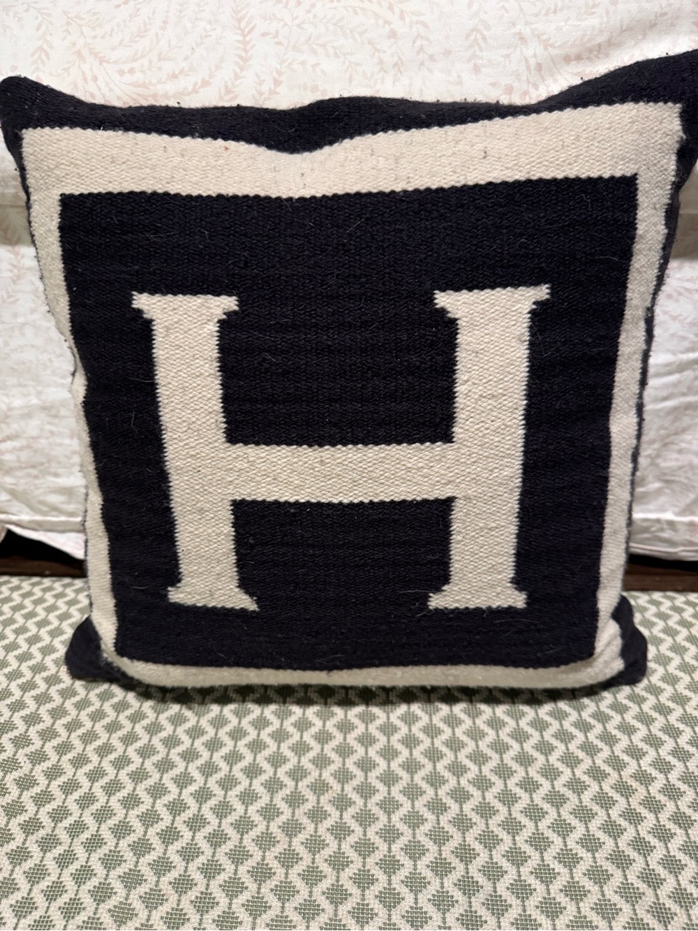 Jonathan Adler Letter Throw Pillow (H) - Picture 2 of 2